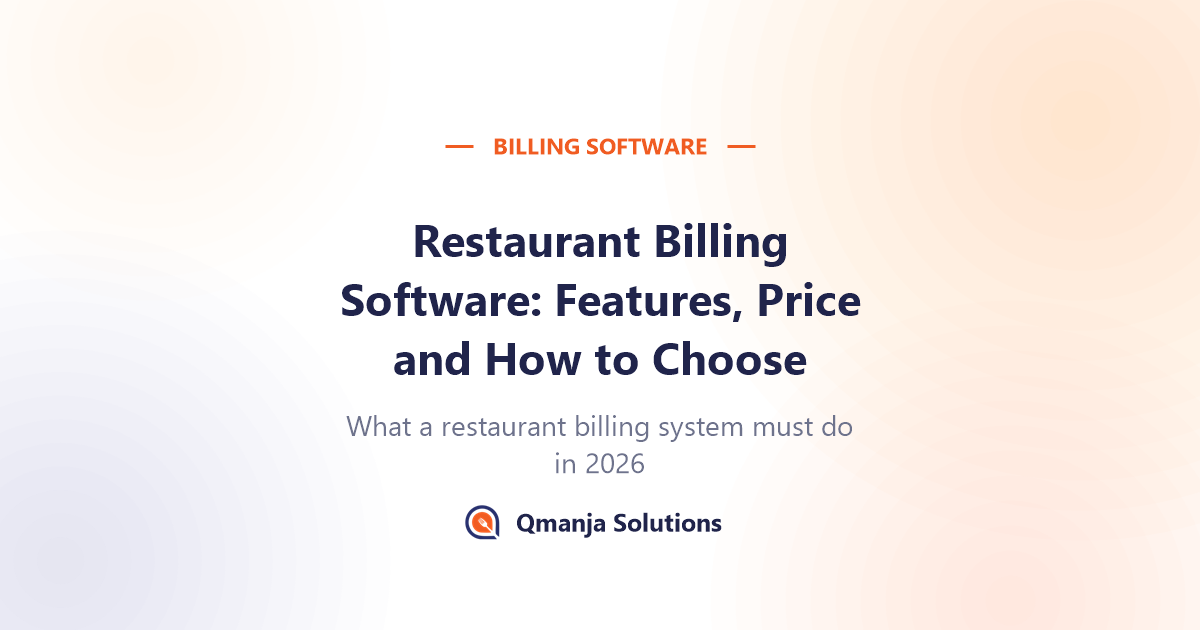 Restaurant billing software guide - features, price and how to choose